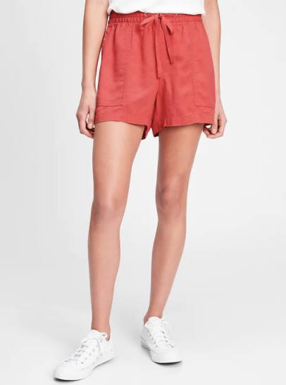 Pull-On Utility Shorts with Washwell